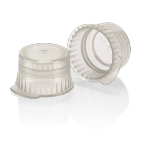 Globe Scientific Cap, Snap, 12/13mm, PE, for Vacuum and Test Tubes, Gray, 1000PK 113142A